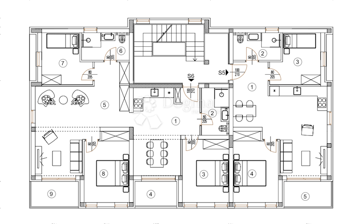 Allogio Šikići, Pula, 38,32m2