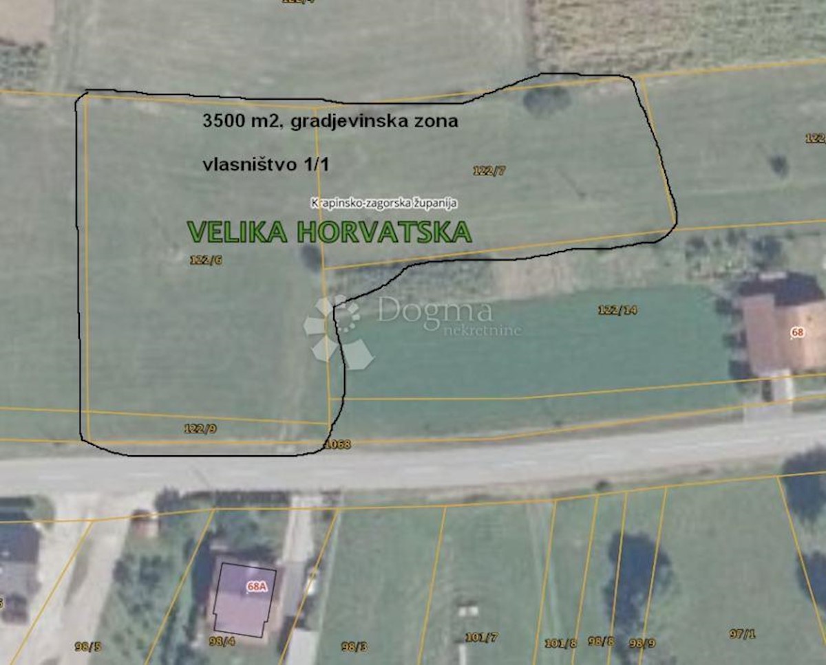 Terreno Velika Horvatska, Desinić, 3.500m2