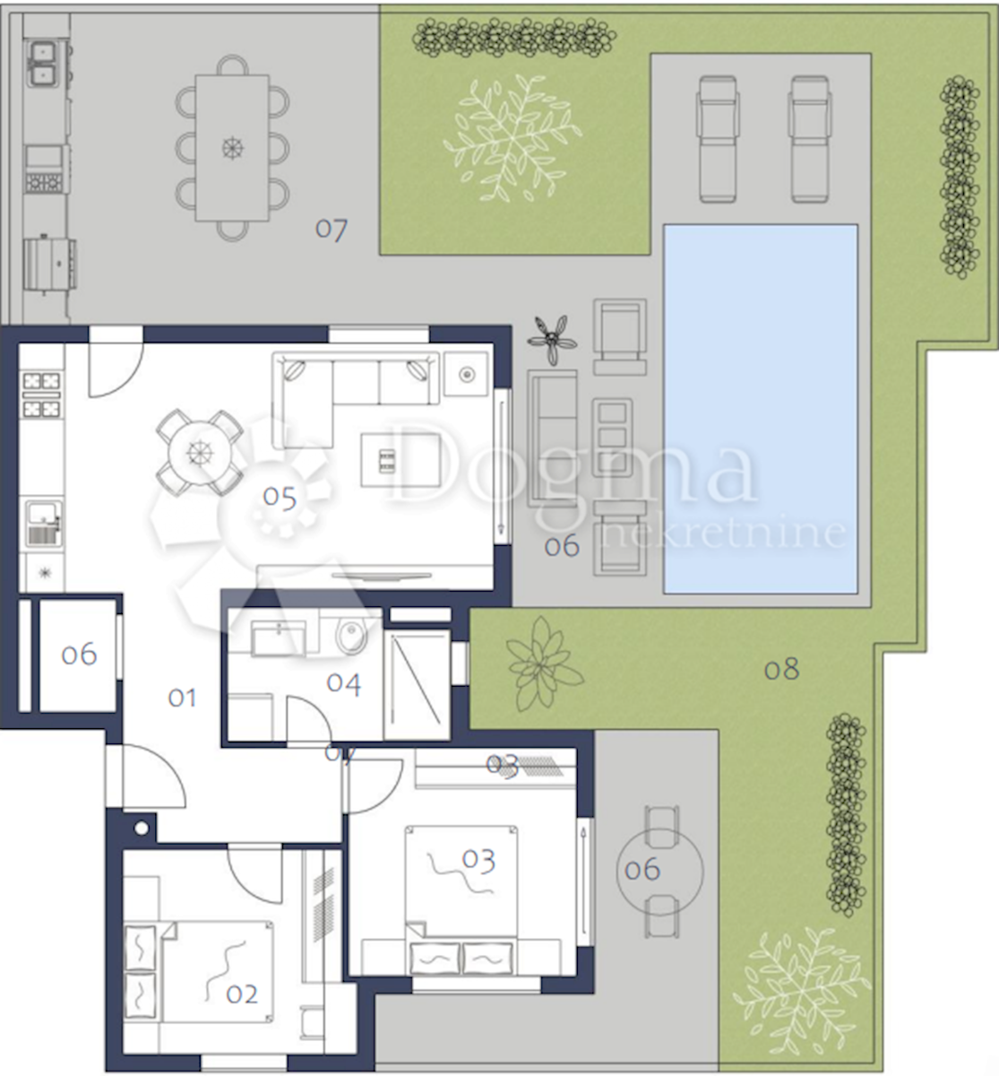 Allogio Premantura, Medulin, 98,90m2