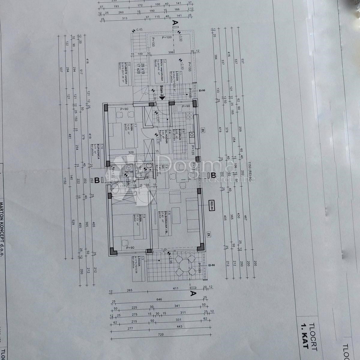 Allogio Vrhovec, Črnomerec, 70m2