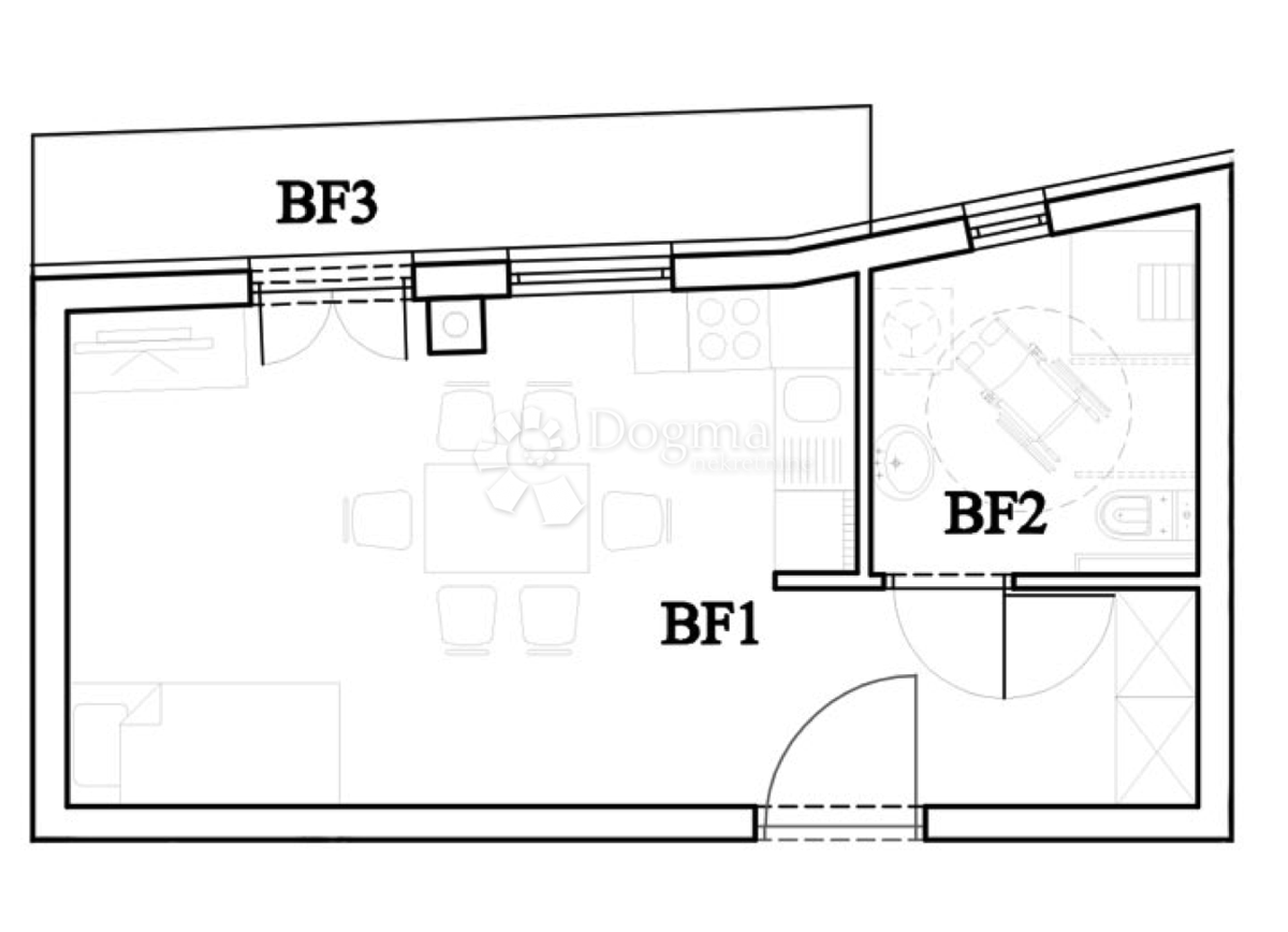 Allogio Štinjan, Pula, 49,28m2