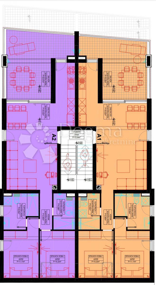 Allogio Šimuni, Pag, 108,32m2