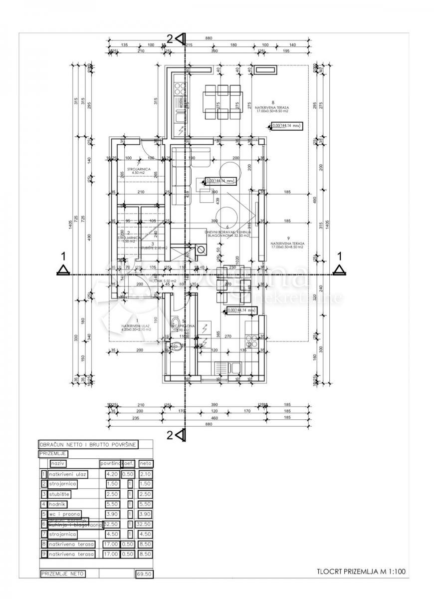 Casa Peruški, Marčana, 141,20m2