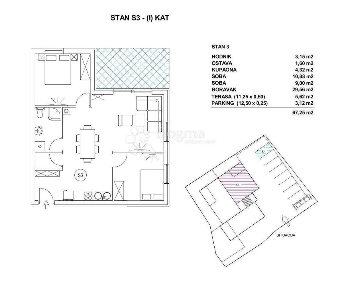 Allogio Pag, 55,94m2