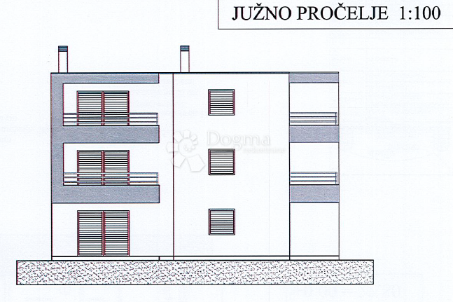 Appartamento bilocale al 1° piano, nuova costruzione, Umago