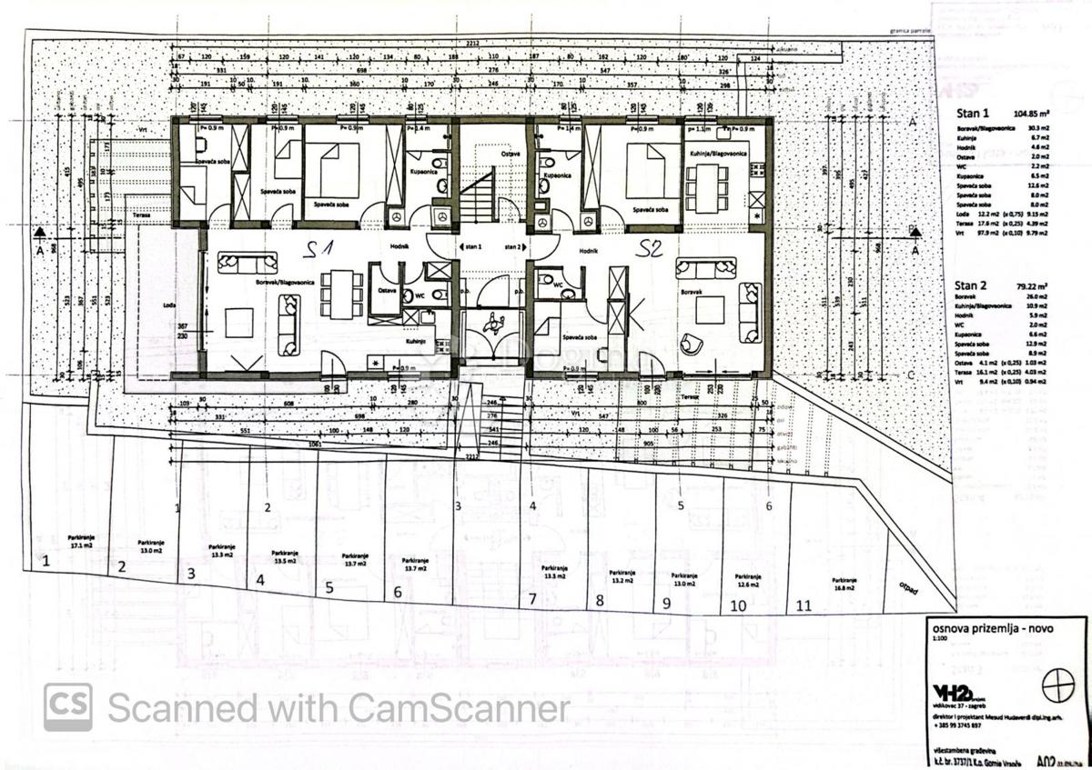 Allogio Gornje Vrapče, Črnomerec, 104,85m2