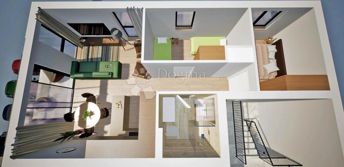 Allogio Povljana, 55,12m2