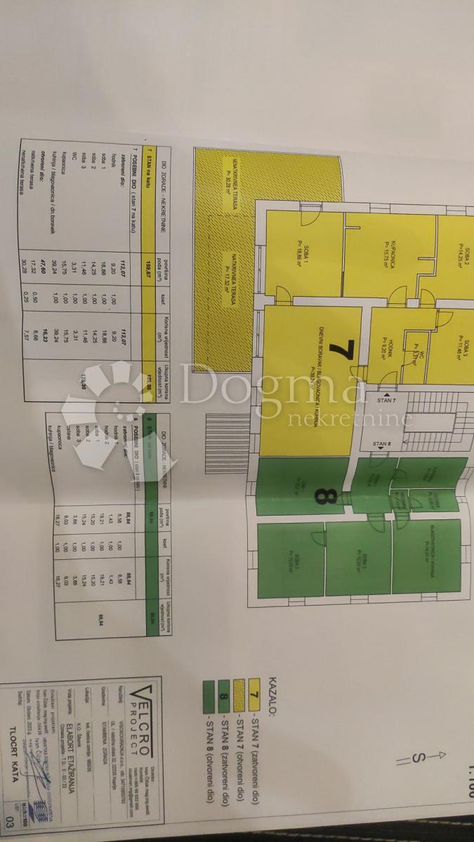 Allogio Grad, Šibenik, 128,30m2