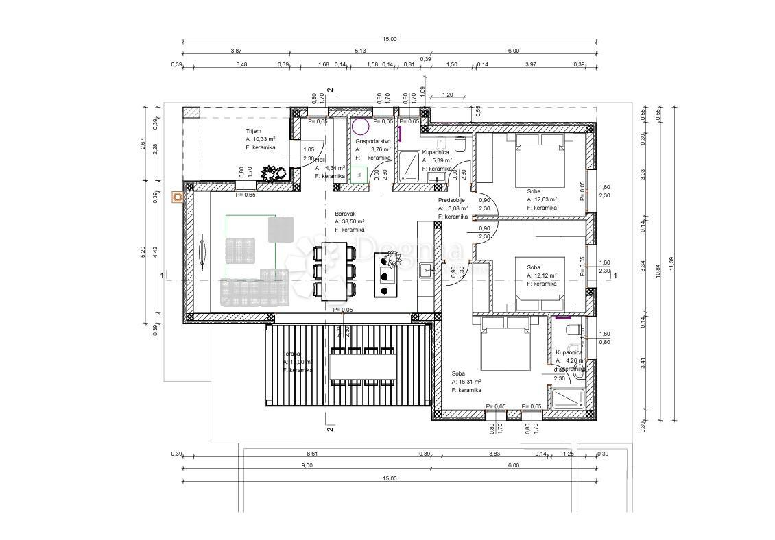 NUOVA CASA CON PISCINA, POSIZIONE TRANQUILLA