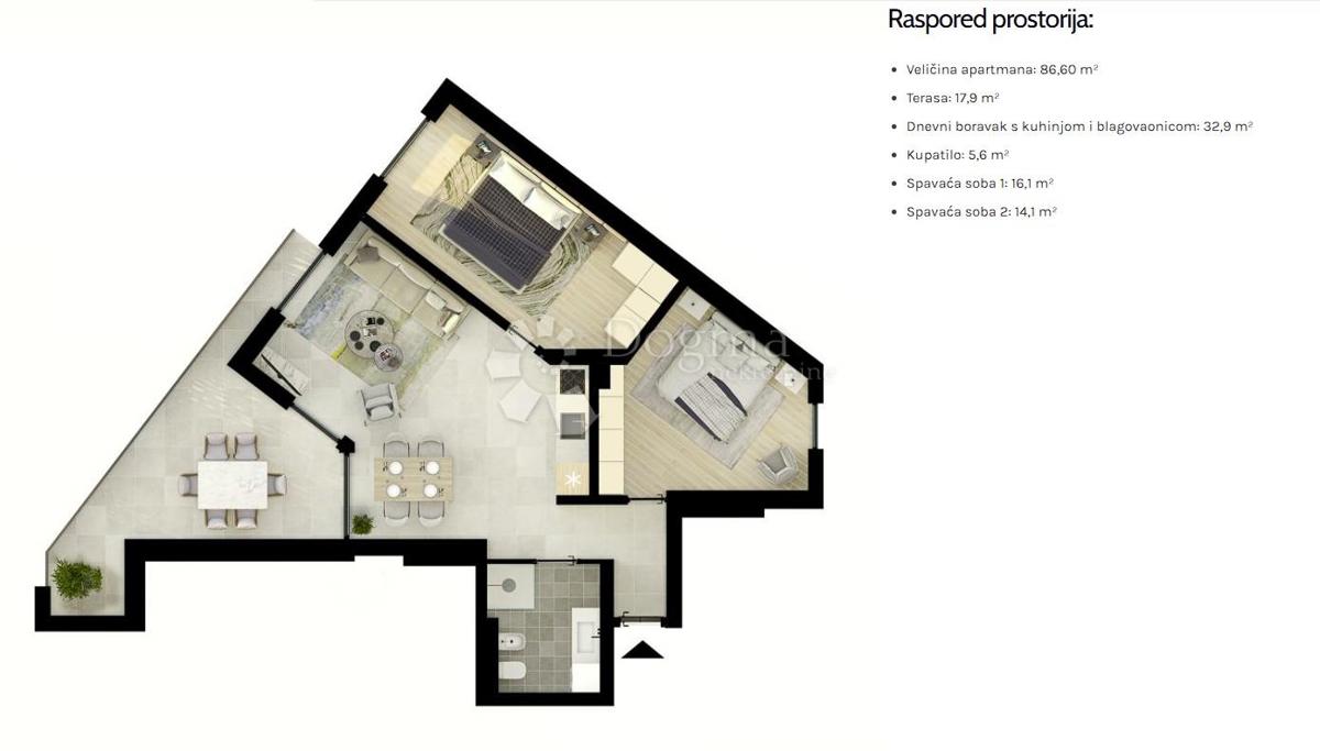 Allogio Umag, 63,60m2