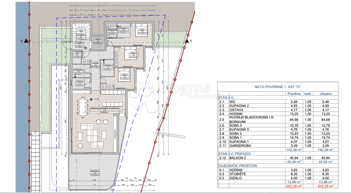 Terreno Opatija - Centar, Opatija, 852m2