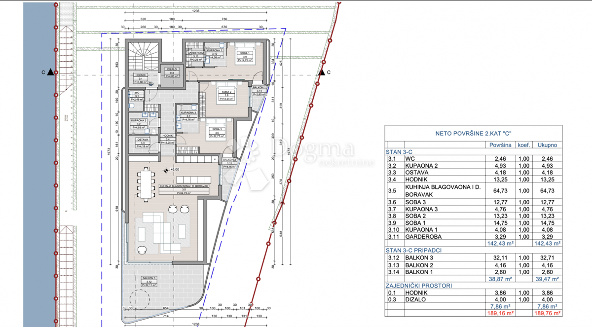 Terreno Opatija - Centar, Opatija, 852m2