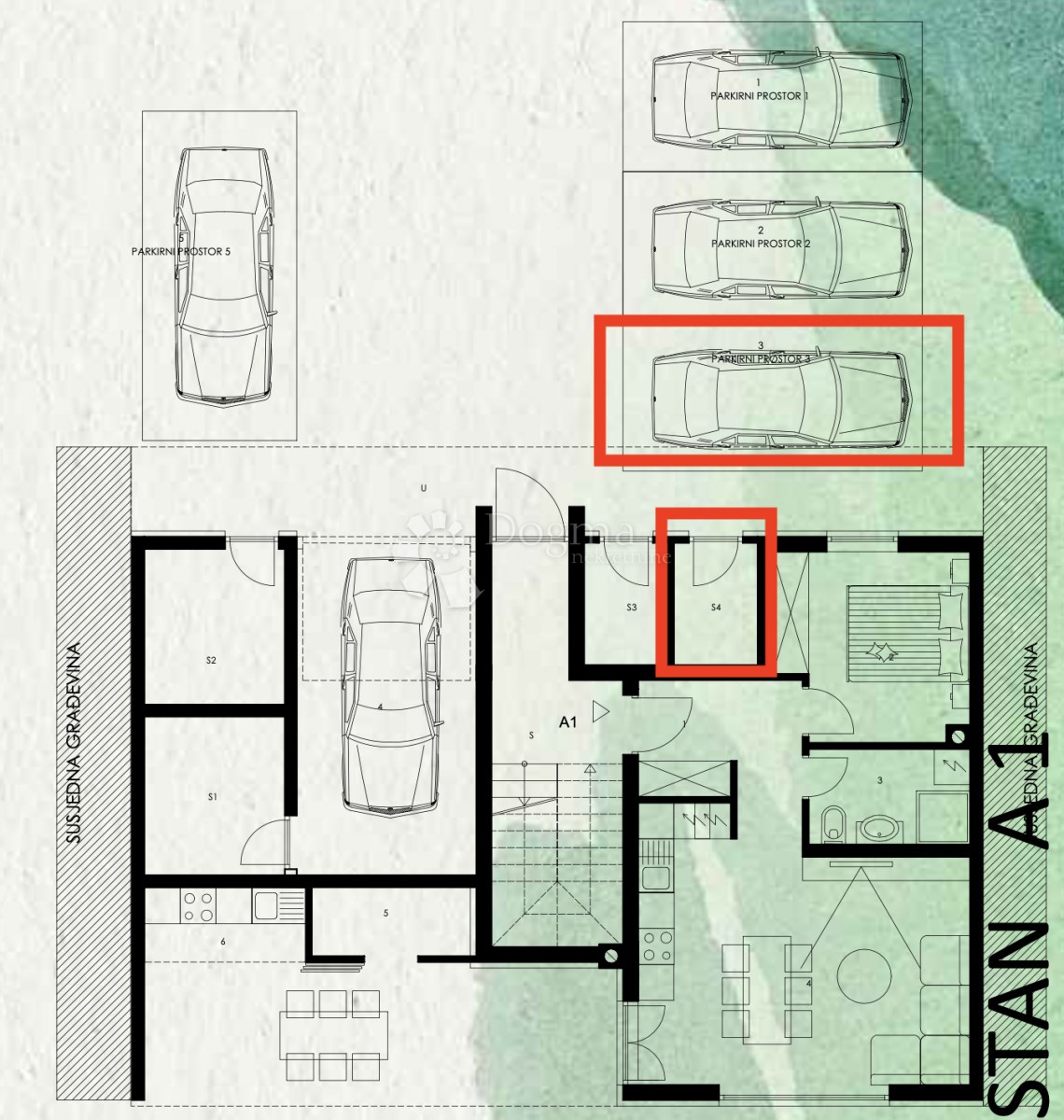 Allogio Valmade, Pula, 48,70m2