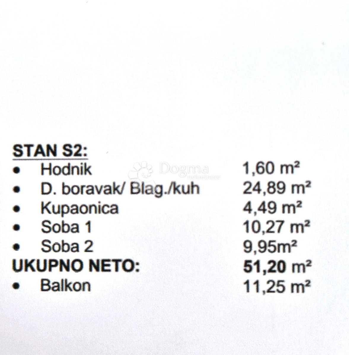 Allogio Okrug Gornji, Okrug, 51,20m2