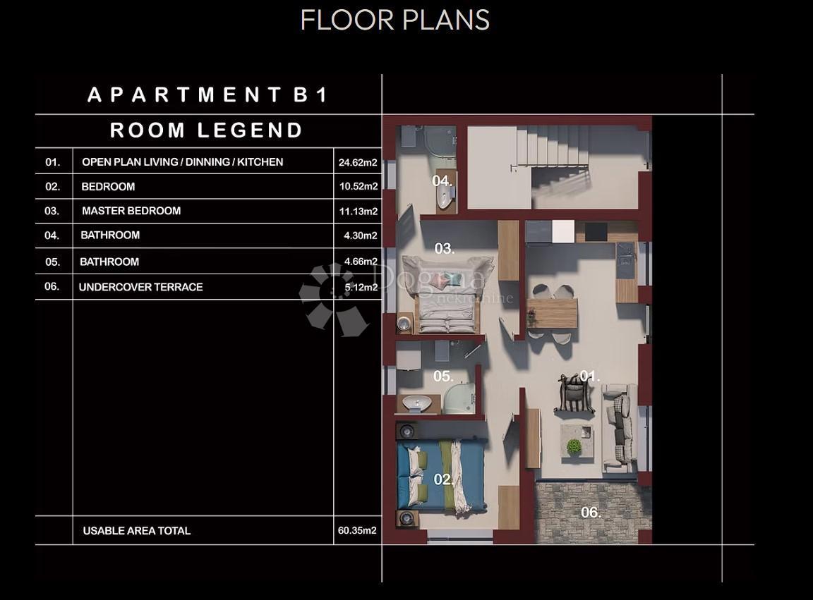 Allogio Poreč, 109,58m2