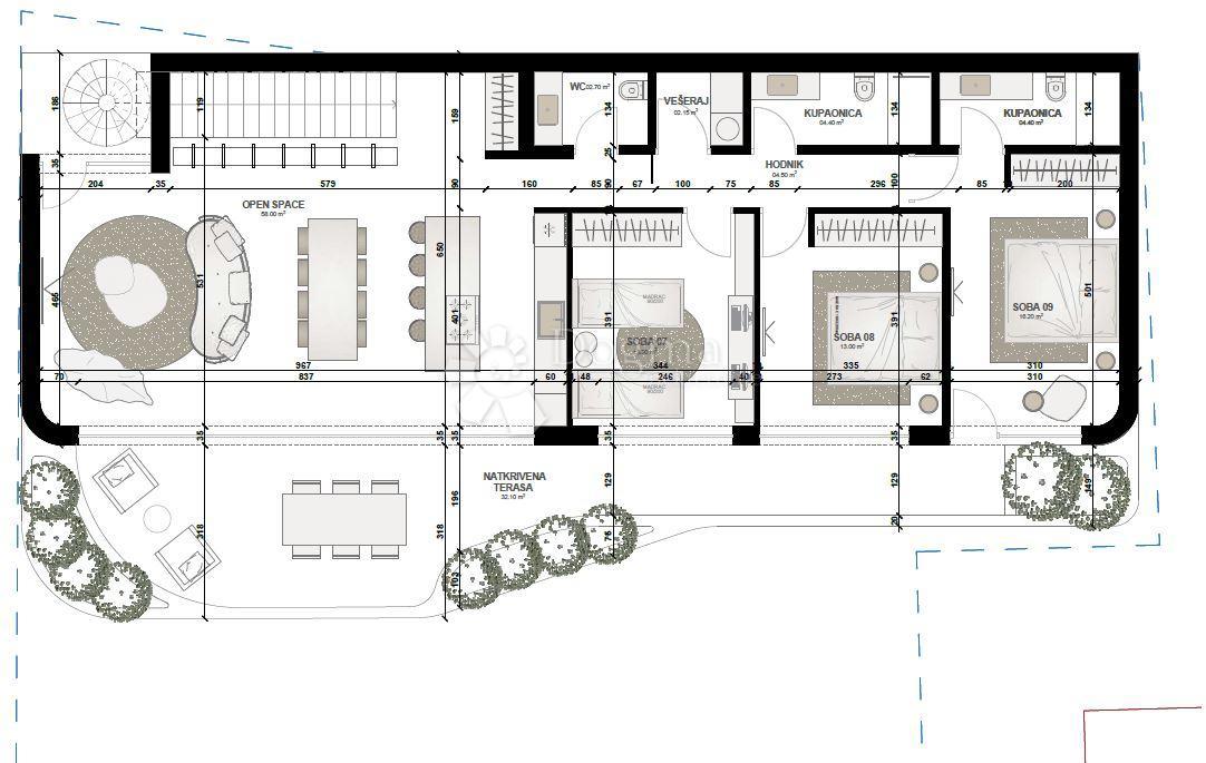Terreno edificabile Rabac, Labin, 566m2