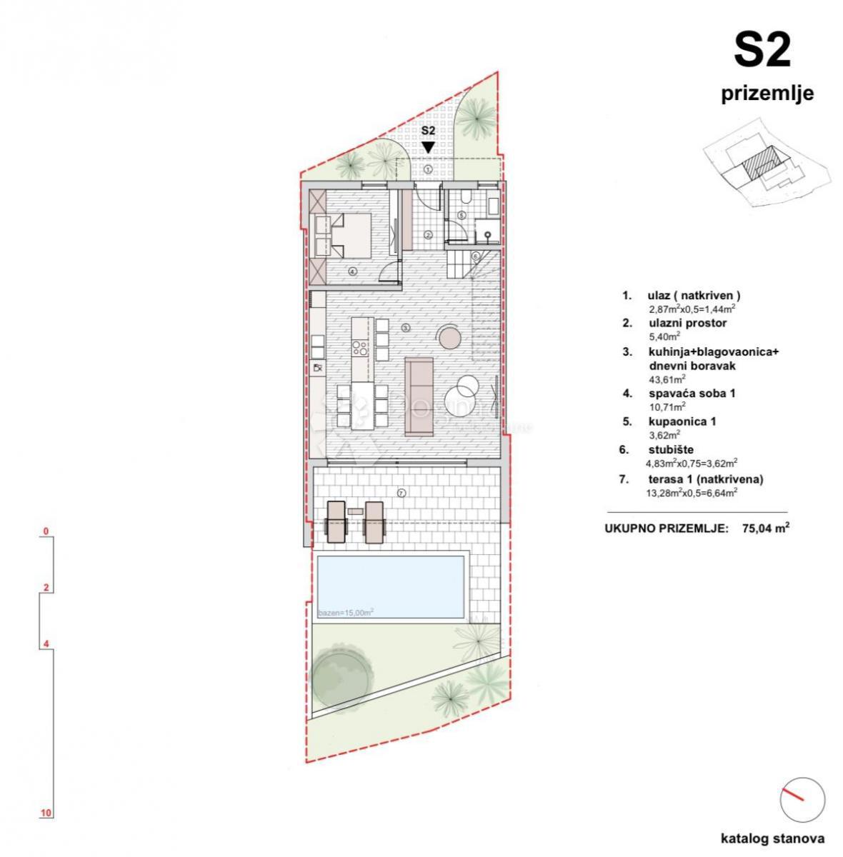 Allogio Vodice, 204,04m2