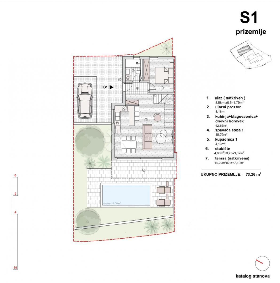 Allogio Vodice, 204,04m2