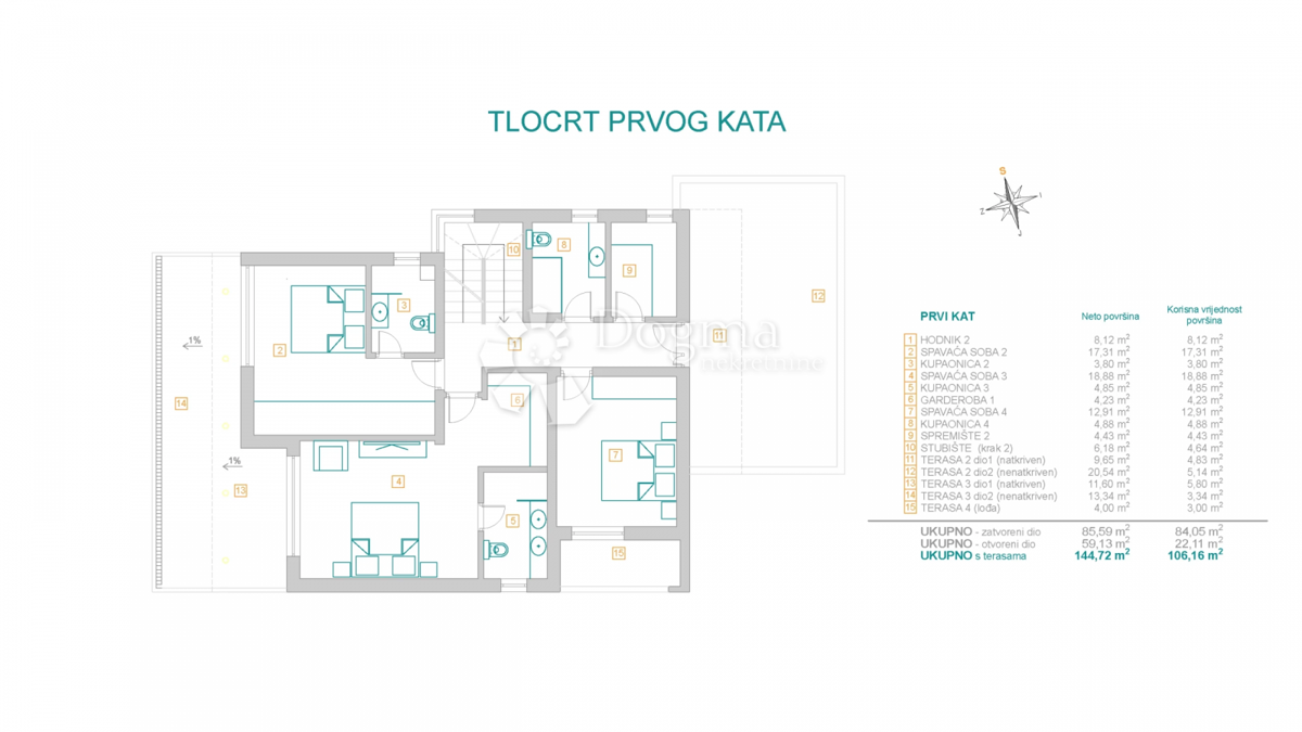 Casa Dvornica, Rogoznica, 450m2