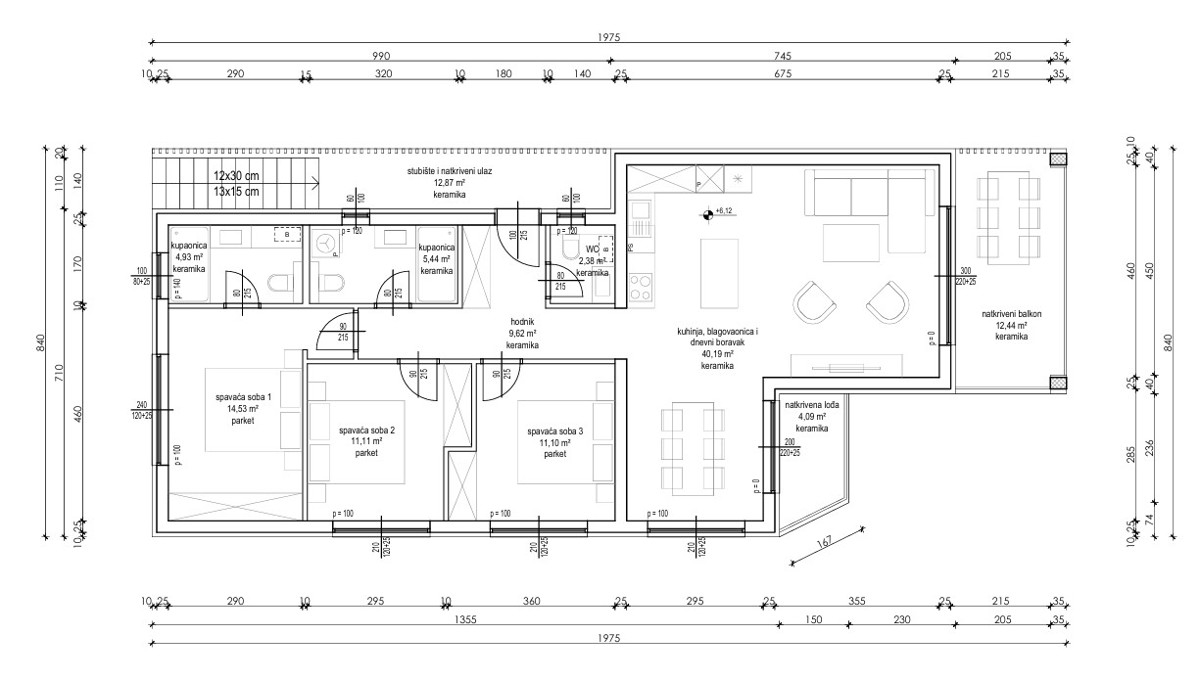 Allogio Preko, 118,24m2