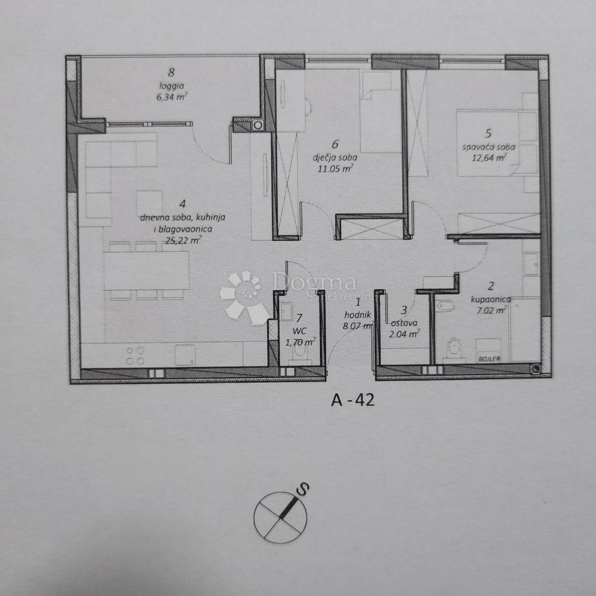 Allogio Crvene kuće, Zadar, 80,60m2