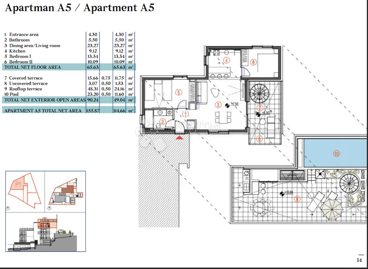 Allogio Primošten, 124m2