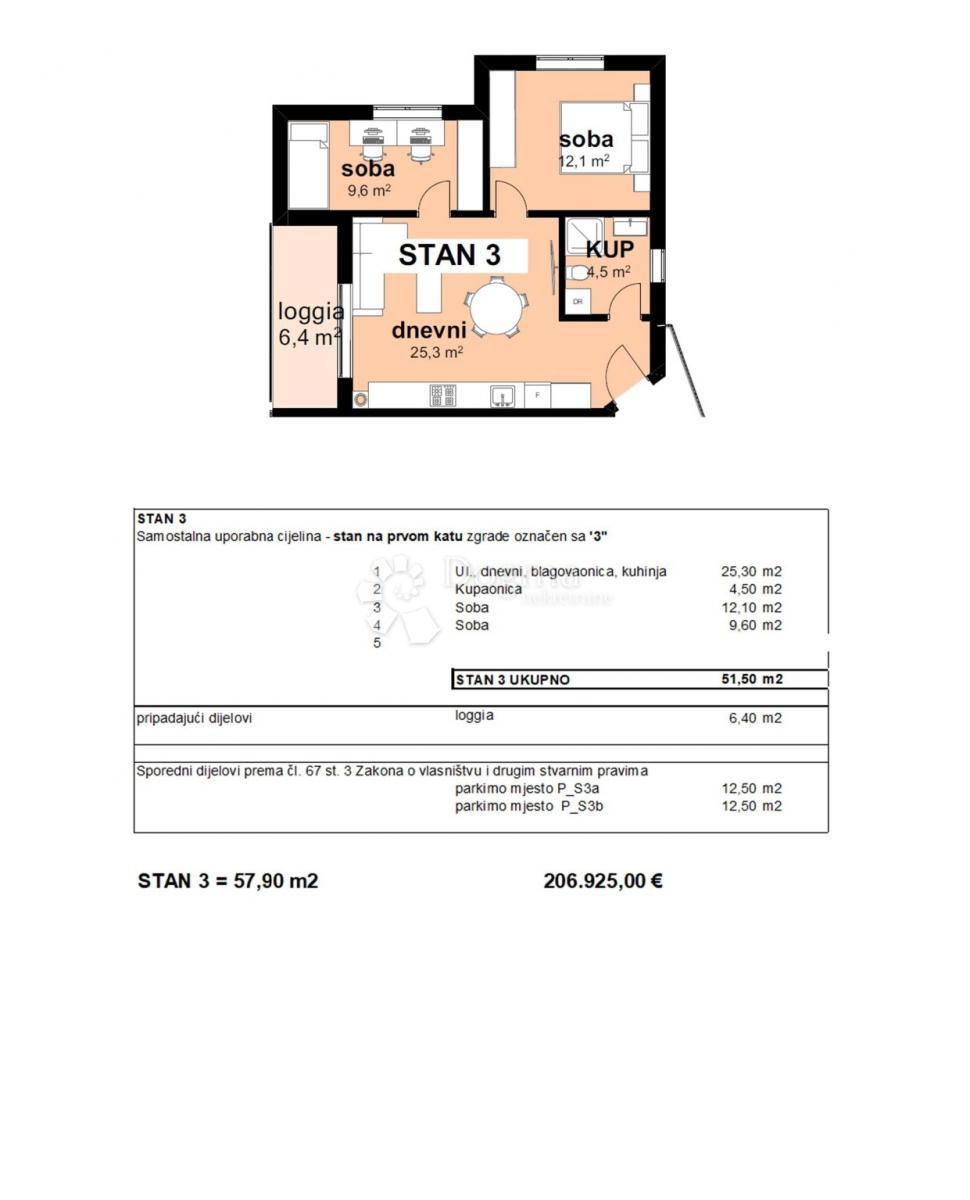 Allogio Poreč, 55m2