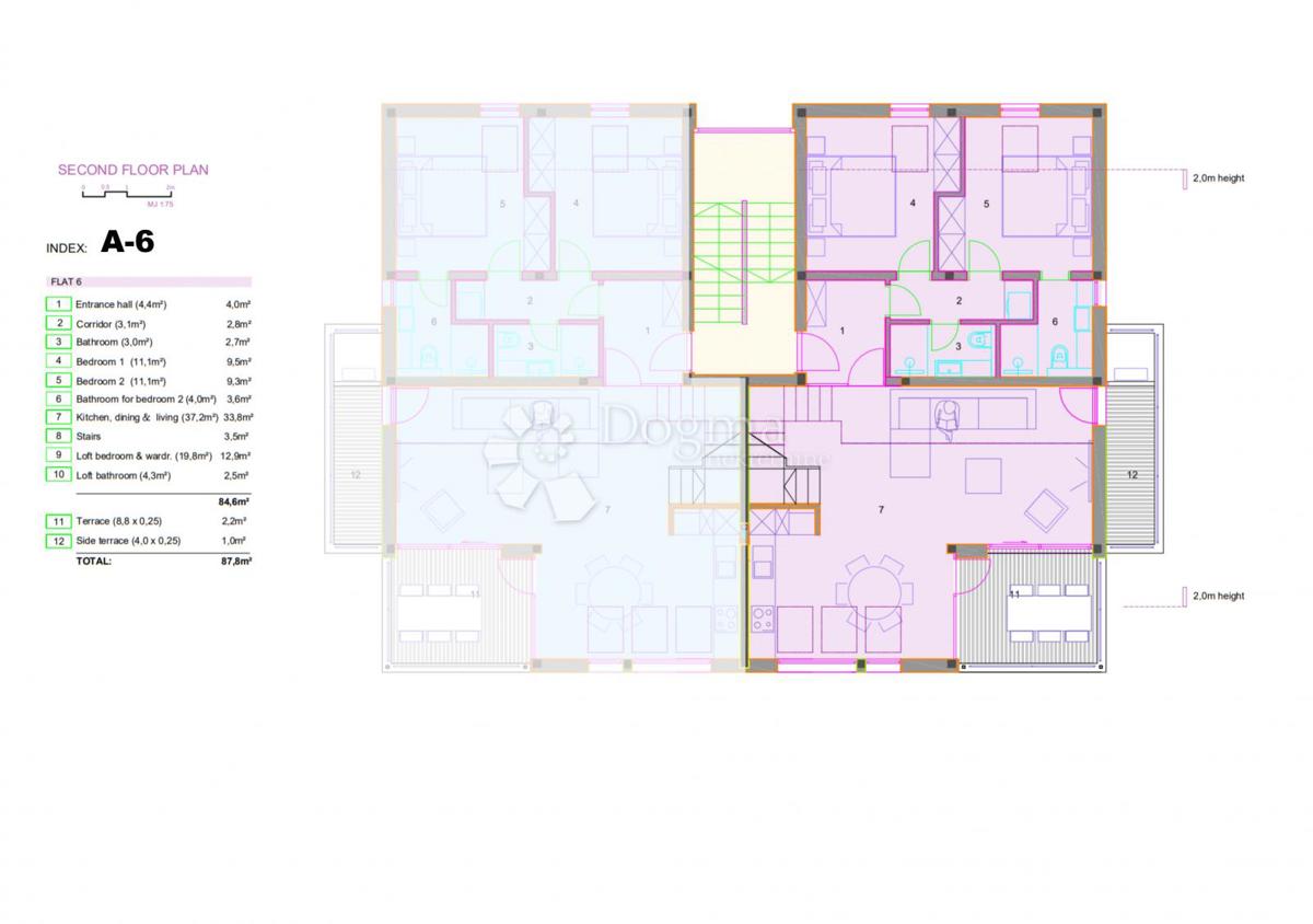 Allogio Orebić, 88,40m2