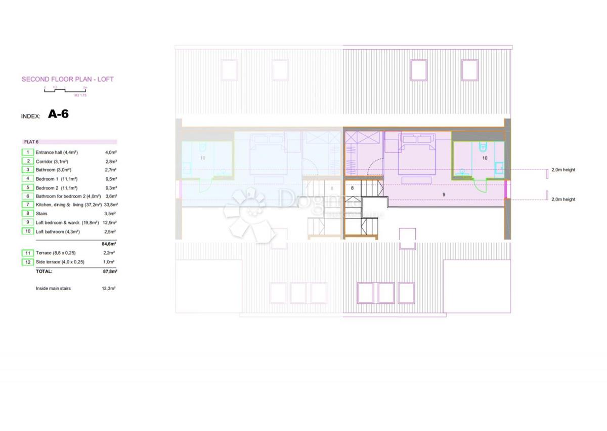 Allogio Orebić, 88,40m2