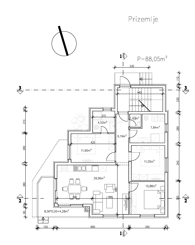 Terreno edificabile Medulin, 642m2