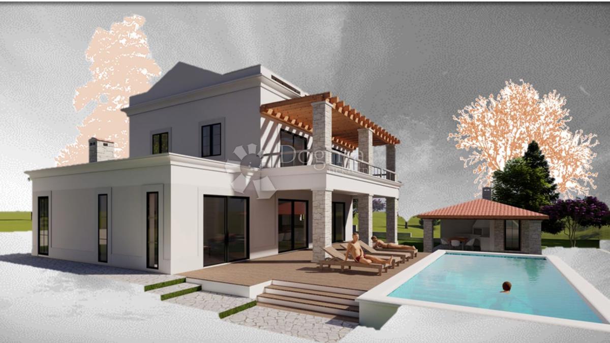 Terreno edificabile in posizione tranquilla con progetto concettuale