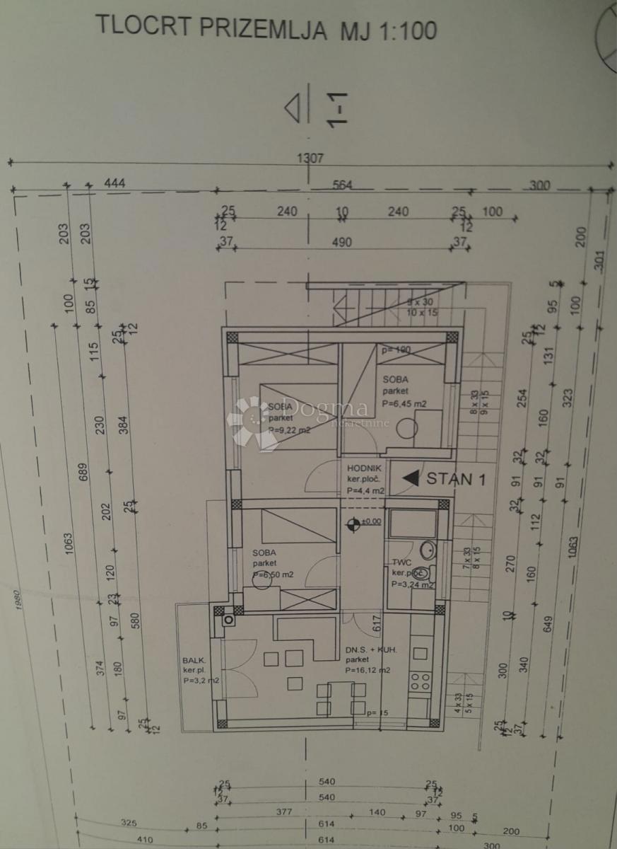 Allogio Laščina, Maksimir, 60m2
