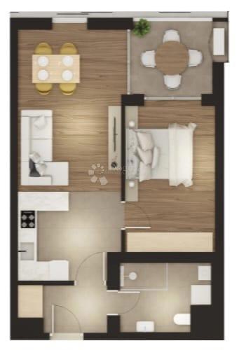 Allogio Zamet, Rijeka, 61,59m2