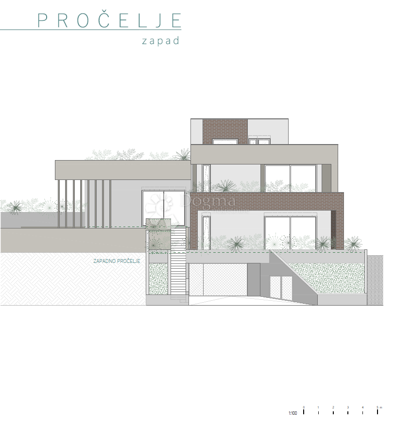 Lussuoso appartamento con due camere da letto, terrazza e giardino nella zona urbana di Vila i Črnomerec (S-1)