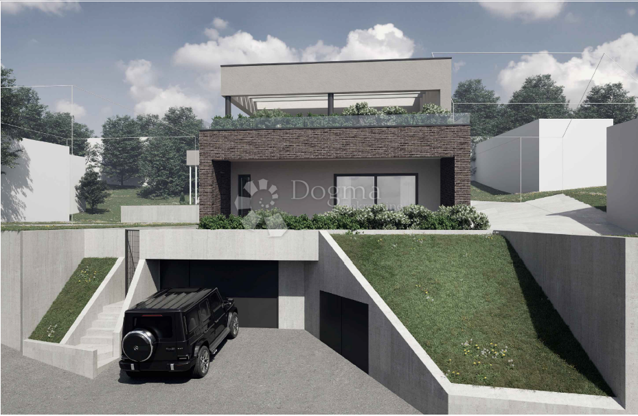 Lussuoso appartamento con due camere da letto, terrazza e giardino nella zona urbana di Vila i Črnomerec (S-1)