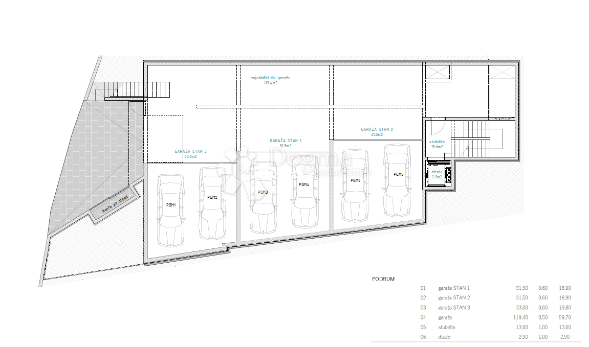 Lussuoso appartamento con due camere da letto, terrazza e giardino nella zona urbana di Vila i Črnomerec (S-1)