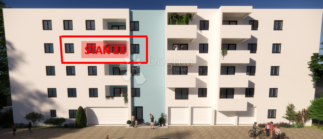 Allogio Monvidal, Pula, 54,96m2