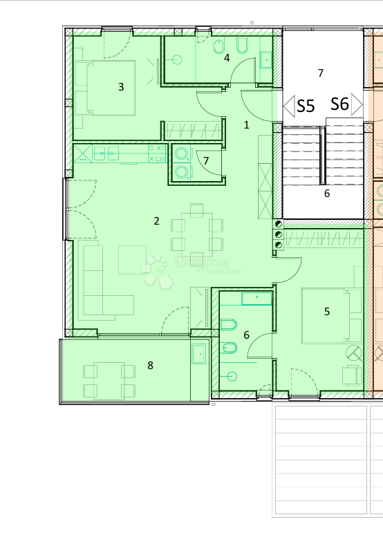 Umago, Zambratija, appartamento in un nuovo edificio