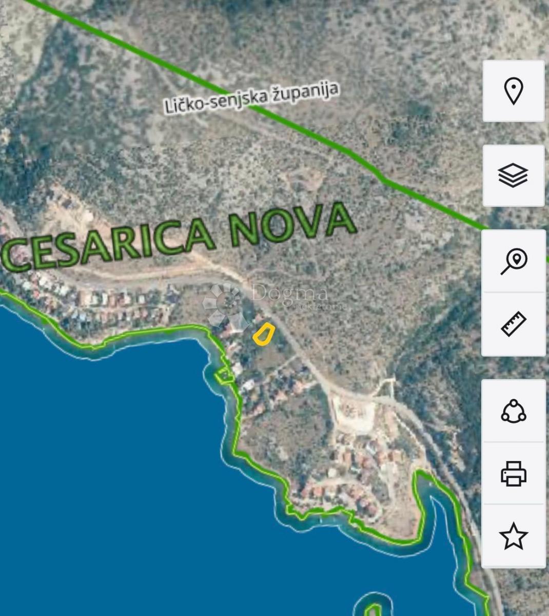 Terreno edificabile Cesarica, Karlobag, 1.151m2