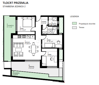 Allogio Centar, Varaždin, 86,30m2