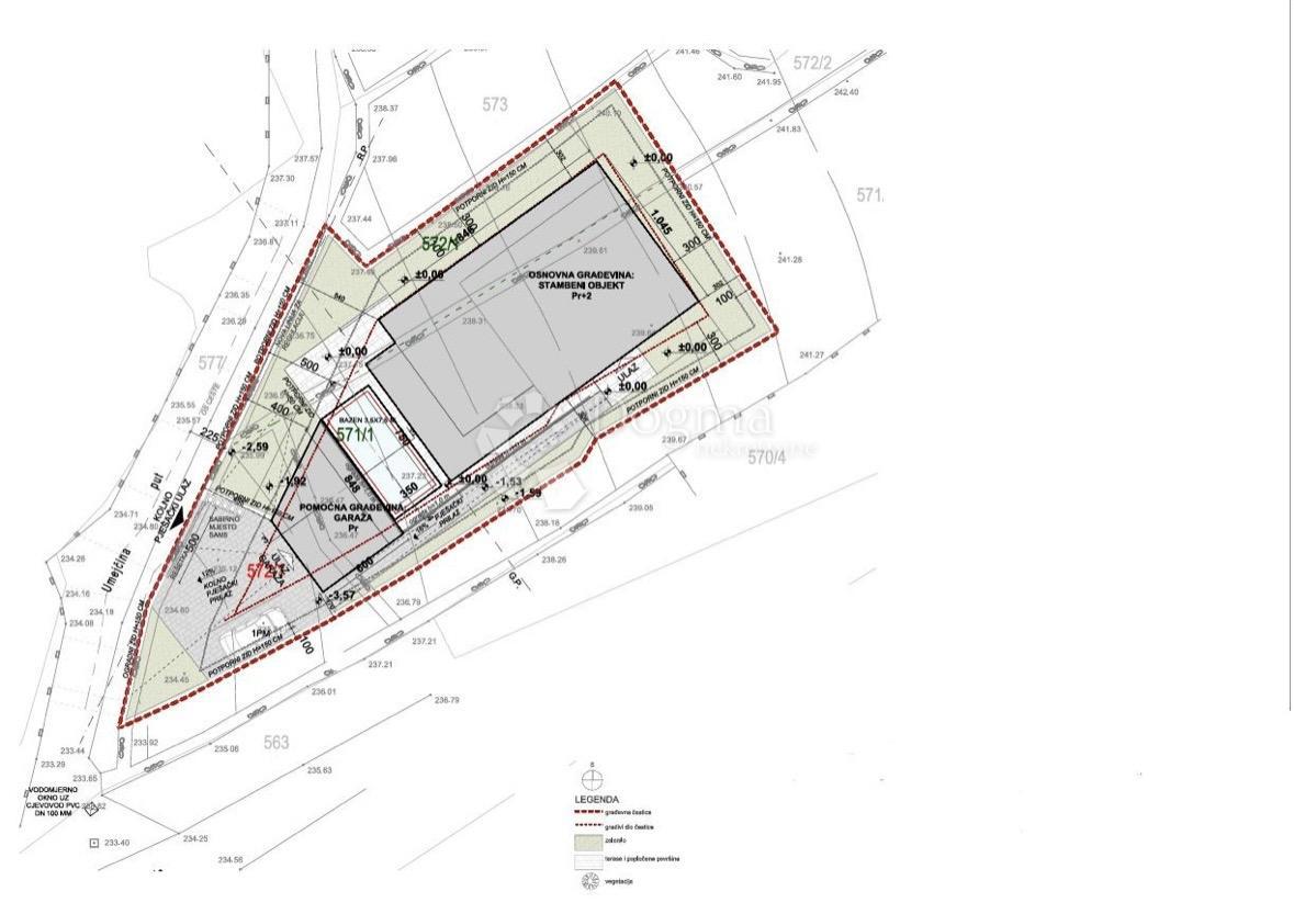 Terreno edificabile Šmrika, Kraljevica, 640m2