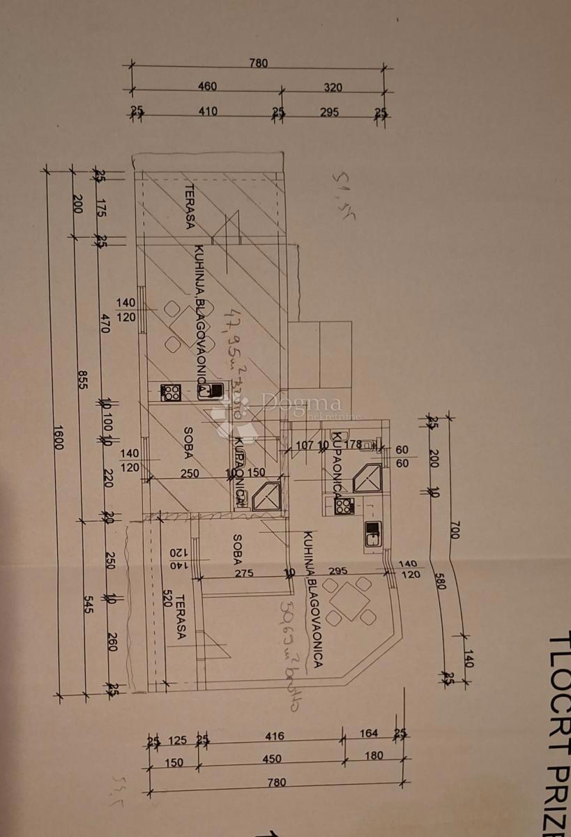 Terreno edificabile Maslinica, Šolta, 603m2