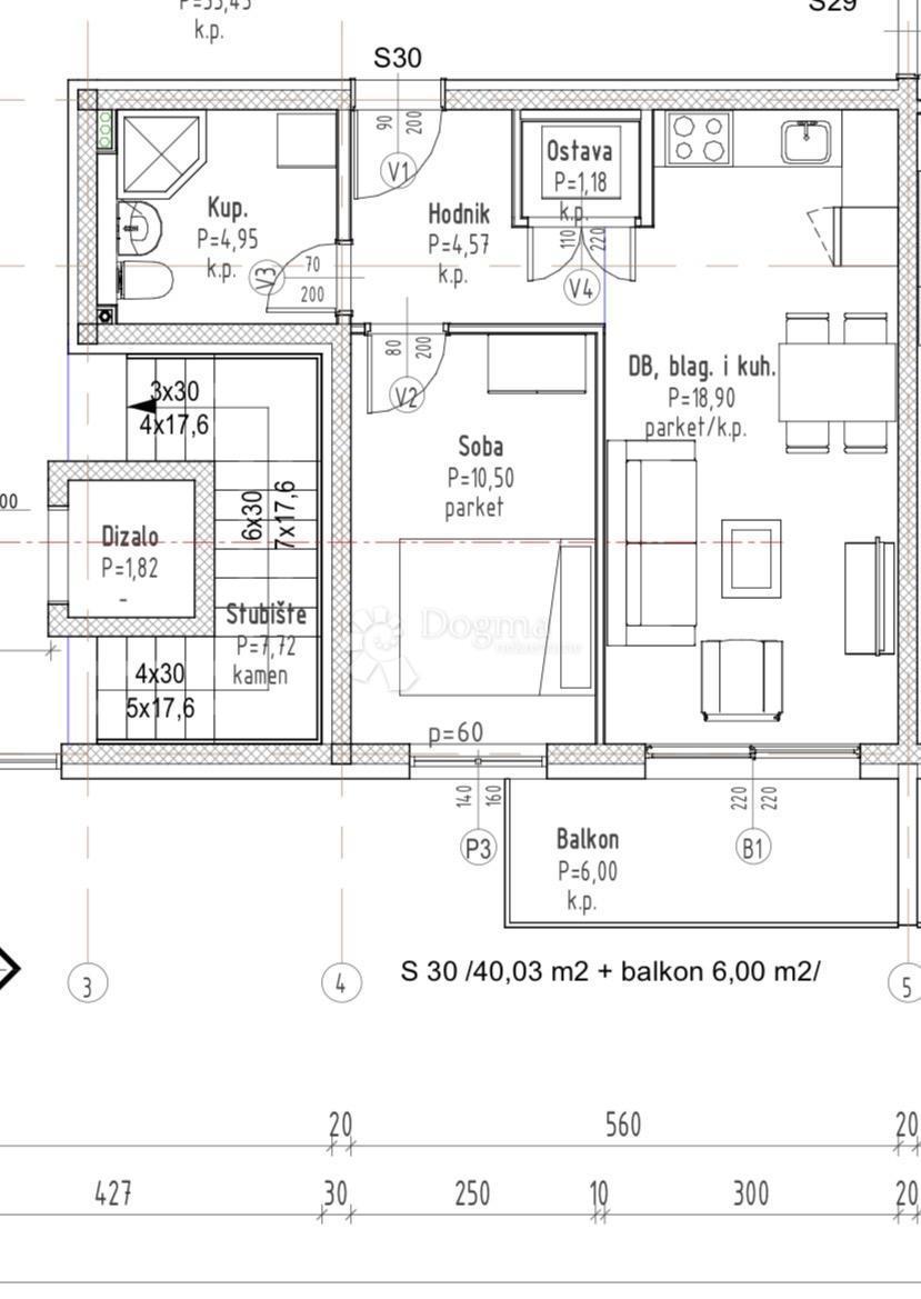 Allogio Gradići, Velika Gorica - Okolica, 44,16m2