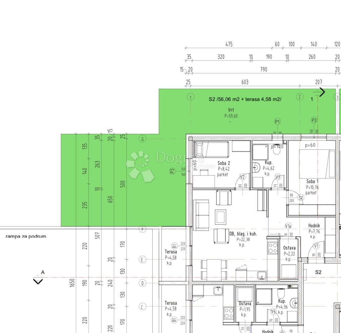 Allogio Gradići, Velika Gorica - Okolica, 44,16m2