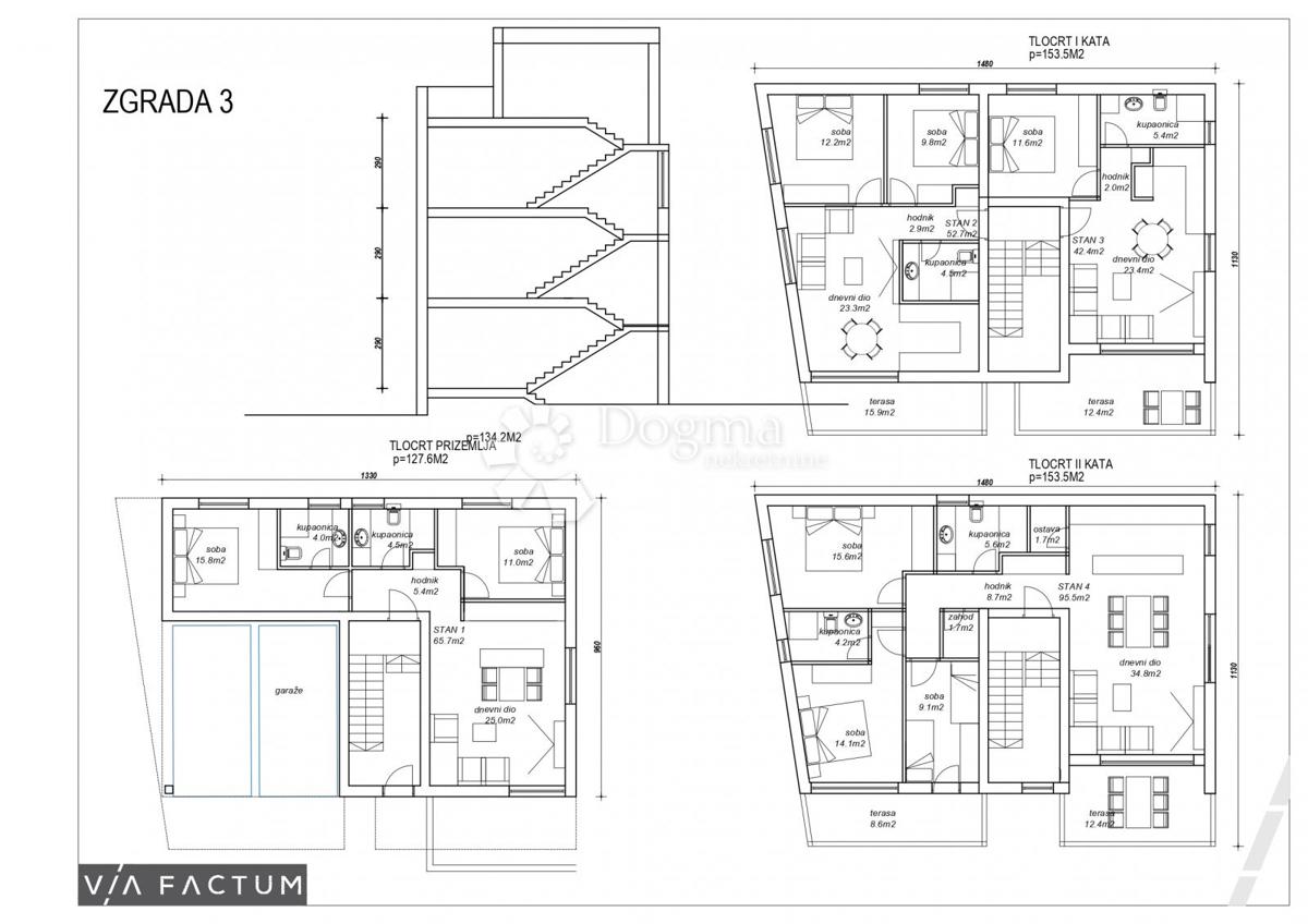 Allogio Petrčane, Zadar - Okolica, 54,10m2