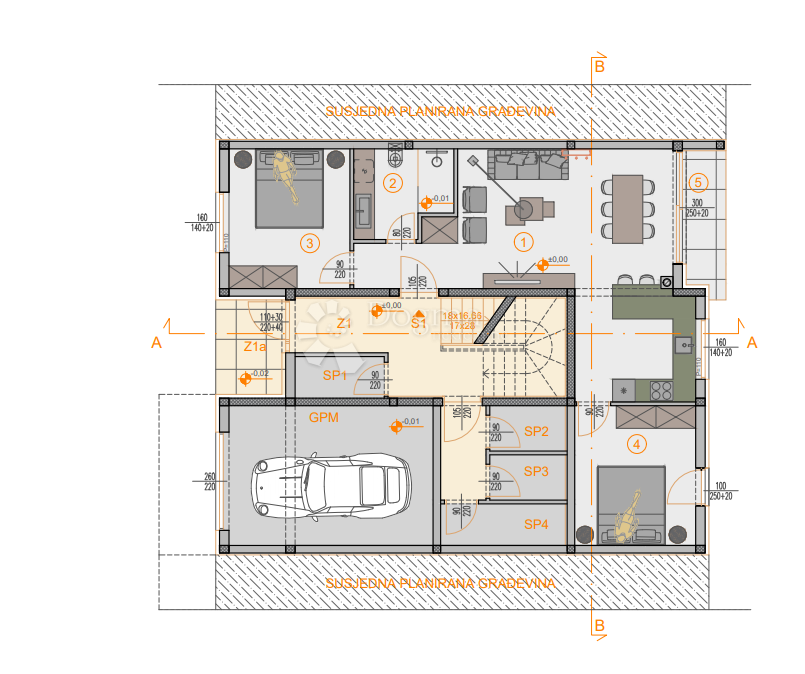 Allogio Štinjan, Pula, 66,27m2