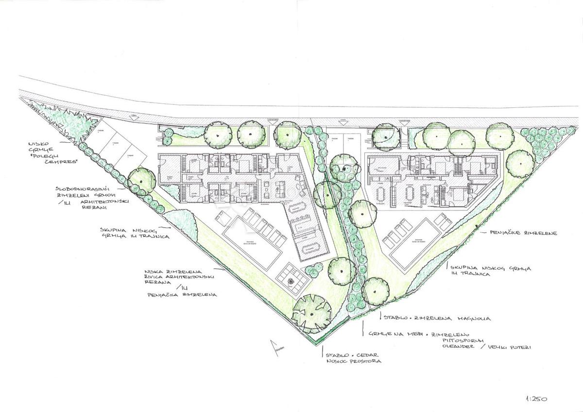 Terreno edificabile Jurićev Kal, Barban, 1.186m2