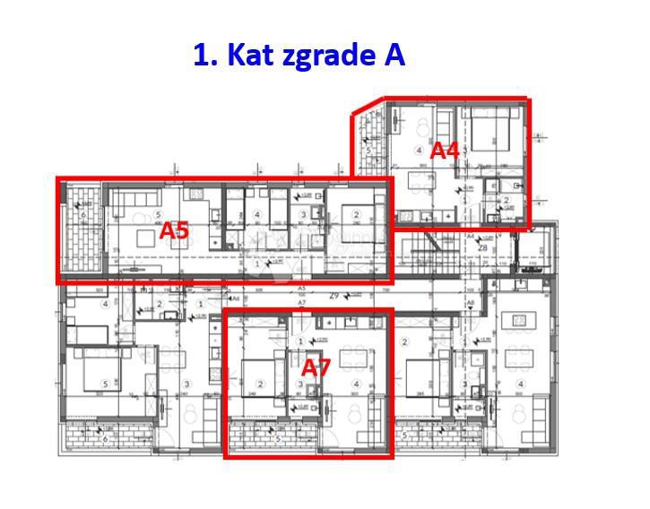 Allogio Veruda, Pula, 52,44m2