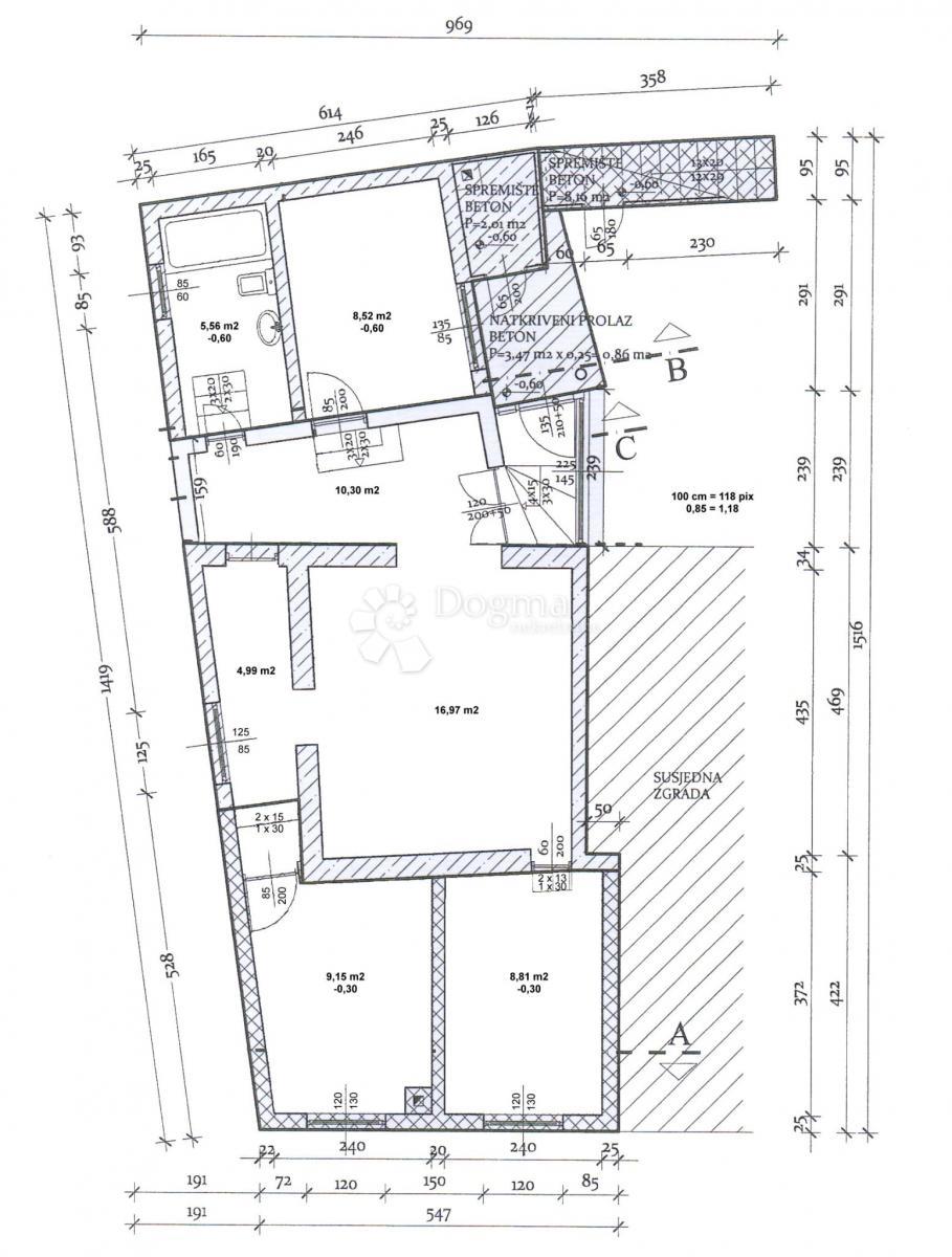 Allogio Ferenščica, Peščenica - Žitnjak, 70m2