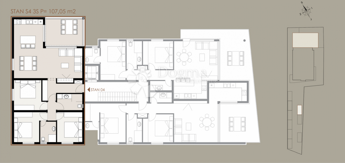 Allogio Privlaka, 107,05m2